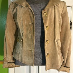 Vintage Ann Taylor Loft Suede Jacket